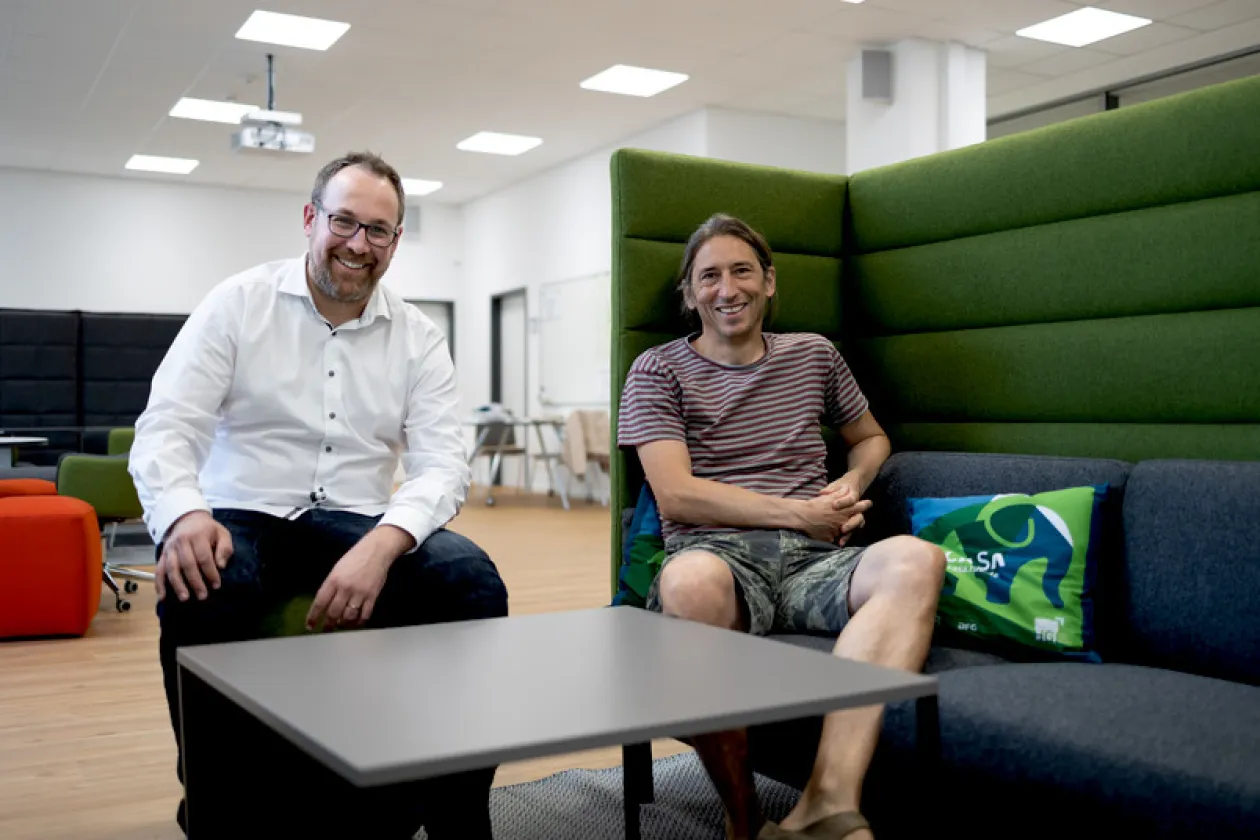 Peter Schwabe (links) und Eike Kiltz